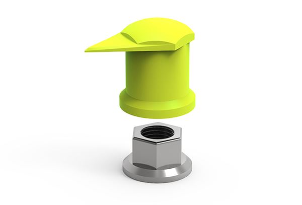 INDICADOR VISUAL Y TAPA ANTIPOLVO PARA TUERCAS FLOJAS   33MM   DTLRY33   DUSTITE LR CHECKPOINT SAFETY - Imagen 2