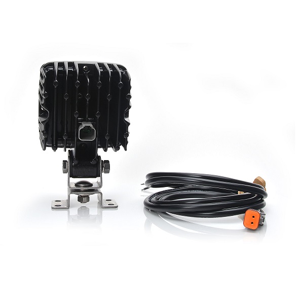 FARO DE TRABAJO   12 LED  6000 LUMEN 12-70V CUADRADO    W144/70      1209/II   DEUTSCH    BLANCO - Imagen 2